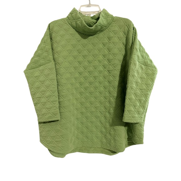 Tuckernuck Sport Quilted Tunic Top Women's Size XL/XXL Green Pullover - Picture 1 of 7